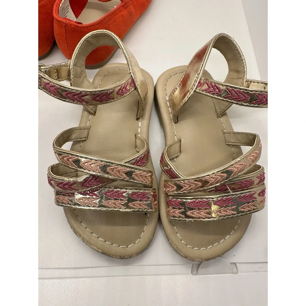 Large Lot Of Gymboree Baby Girl Shoes Size 5‎